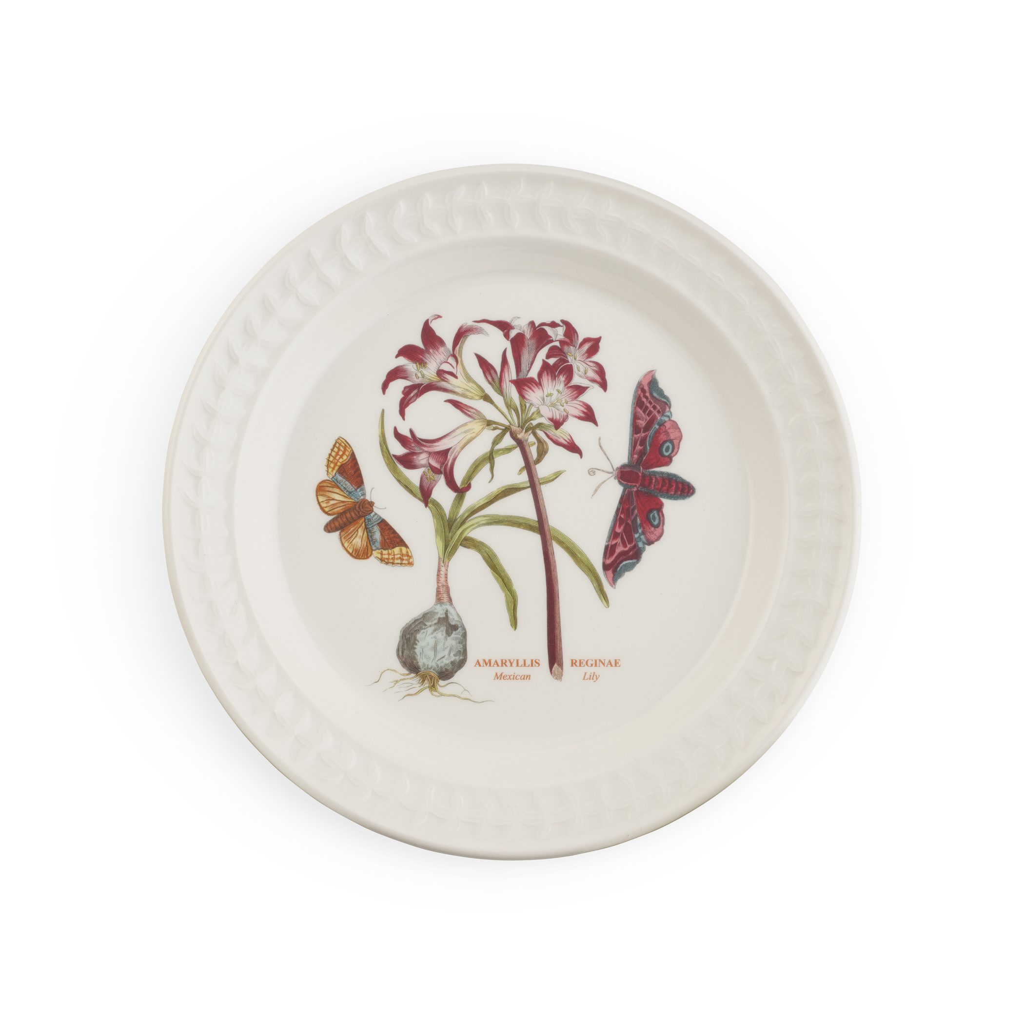 Botanic Garden Harmony Papilio Opal 10.5 Inch Dinner Plate (Mexican Lily) image number null